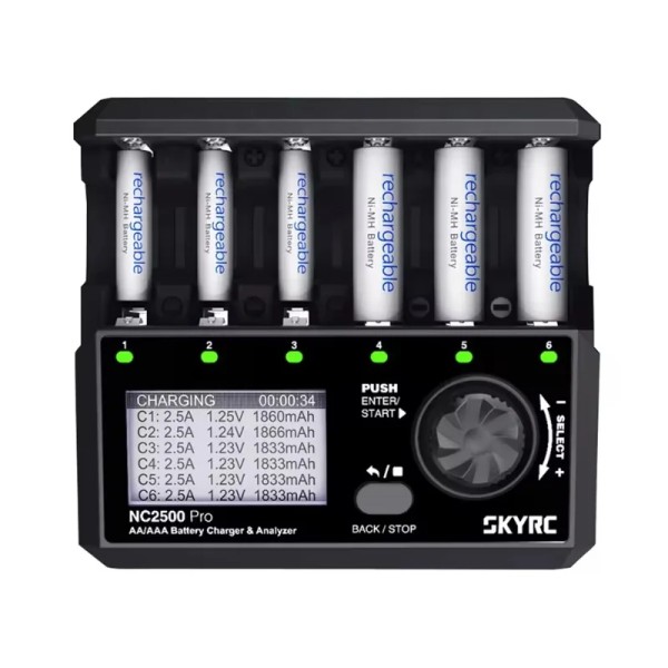 Hot Sales SKYRC NC2500 Pro NiMH NiCd Battery QC3.0 Charger for RC FPV Racing Freestyle Drones DIY Parts